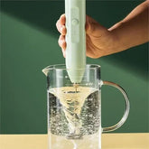 Stainless Steel Milk Frother with Powerful Motor & Ergonomic Grip