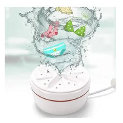 2-in-1 Foldable Mini Washing Machine – Portable & Automatic Top Load