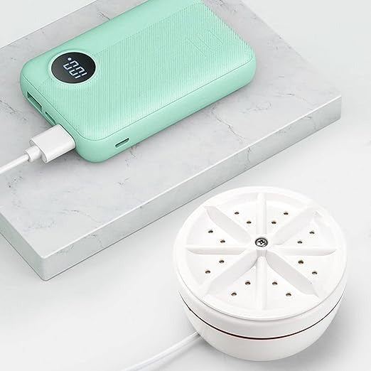 2-in-1 Foldable Mini Washing Machine – Portable & Automatic Top Load