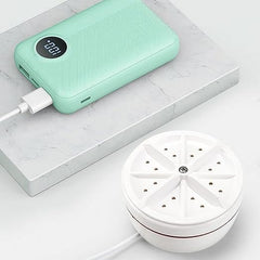 2-in-1 Foldable Mini Washing Machine – Portable & Automatic Top Load