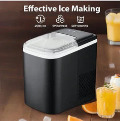 Premium Automatic Ice Maker for Home, Kitchen & Party Use